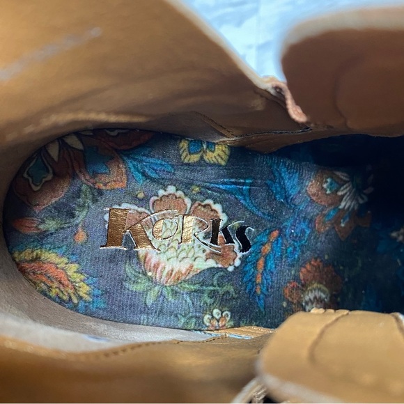 New! Korks Kork Ease Kari Faux Leather Heeled Bootie 11M - Picture 12 of 14